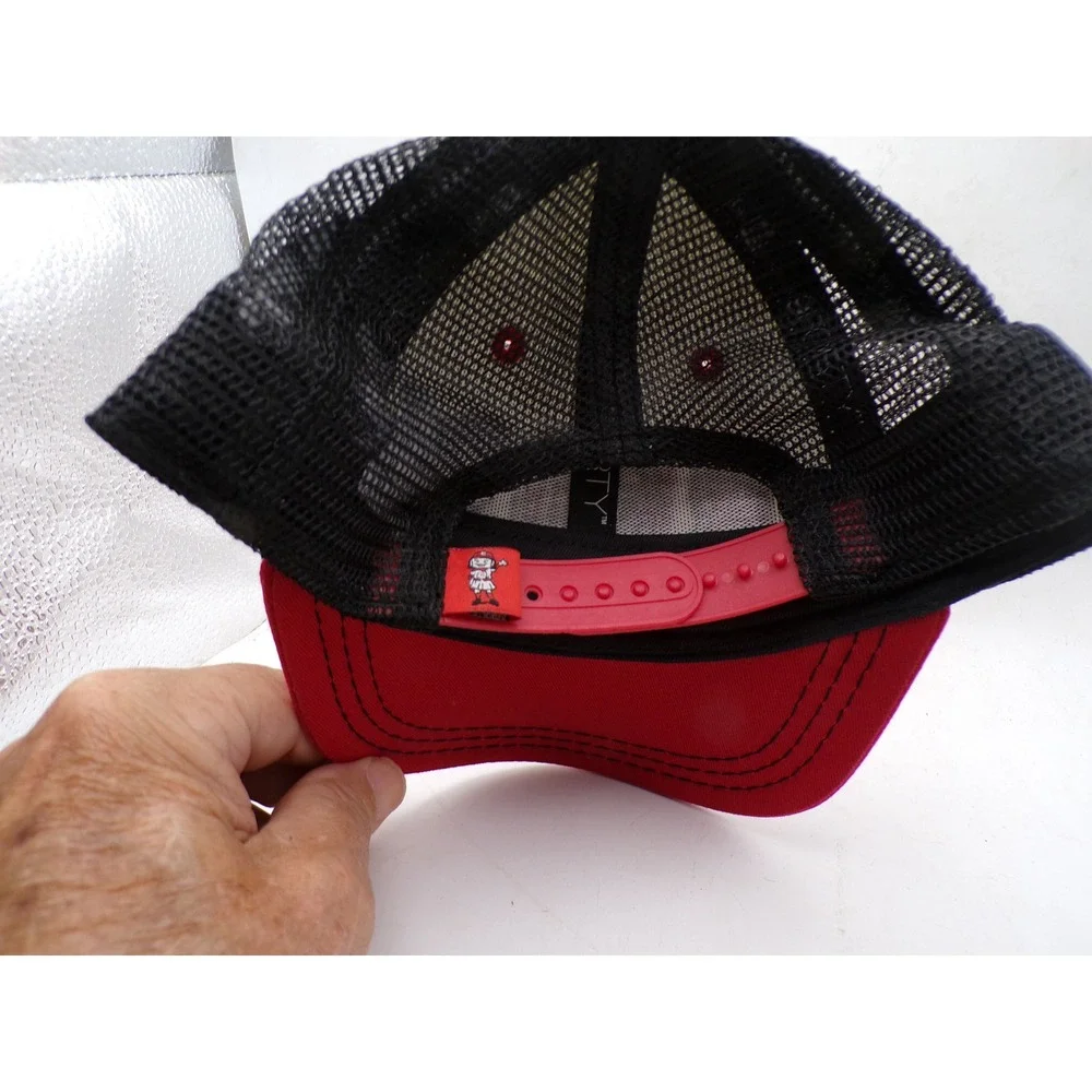 New Era 9FORTY Toddler Cincinnati Reds Mr Redlegs Trucker Snapback Hat Red White